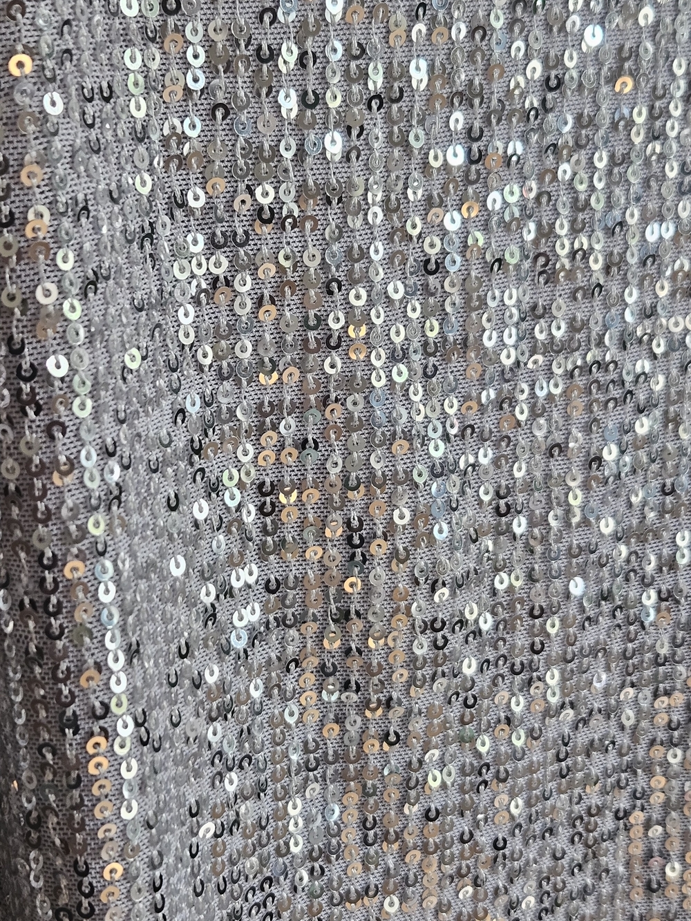 Bluesteel Silver Sequin Cowl Neck Mini Dress Size P / XS Party Night Out Holiday - Picture 6 of 16